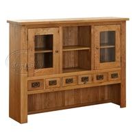 Vancouver Oak Petite Large Hutch