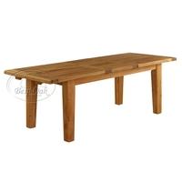 Vancouver Oak Extension Dining Table - 180-230 cms