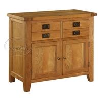 Vancouver Oak Small 2 Door & 2 Drawer Buffet only