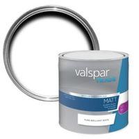 Valspar Trade Pure Brilliant White Matt Wall & Ceiling Paint 2.5L