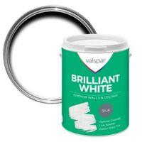 Valspar White Silk Emulsion Paint 5L