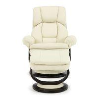 Vardo Swivel Recliner Chair Cream