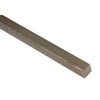 Varnished Steel Square Profile (H)4mm (W)4mm (L)1m