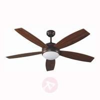 vanu large ceiling fan with remote control brown
