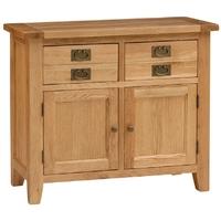 Vancouver Petite Oak Buffet - 2 Door 2 Drawer