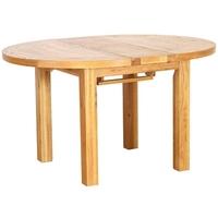 Vancouver Petite Oak Dining Table - Extending Round 1100 - 1400mm