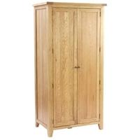 vancouver petite oak larder 2 door