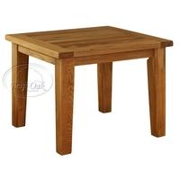 vancouver oak dining table fixed top square 1000mm