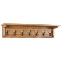 vancouver petite oak coat rack 90cm