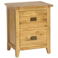 vancouver petite oak filing cabinet 2 drawer for nb034 desk