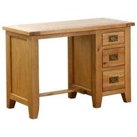 vancouver petite vsp oak desk 3 drawer