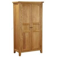 Vancouver Petite Oak Wardrobe - Full Hanging