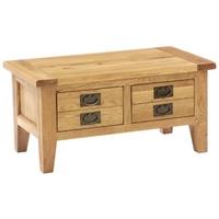 Vancouver Petite VSP Oak Coffee Table - Medium 2 Drawer