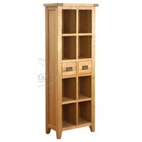 Vancouver Petite Oak Bookcase - 2 Drawer