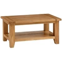 vancouver petite oak coffee table rectangular