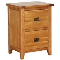 Vancouver Petite Oak Cabinet - Filing 2 Drawer