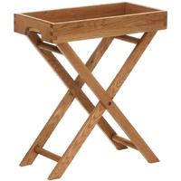 vancouver petite oak butler tray large with stand