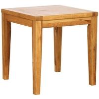 vancouver petite oak dining table square 750mm