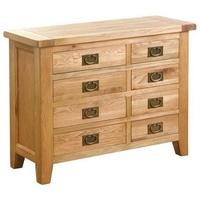 vancouver petite vsp oak chest of drawer 8 drawer