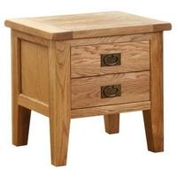 vancouver petite vsp oak lamp table 1 drawer