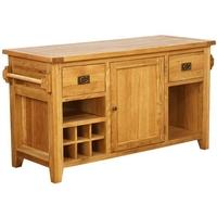 Vancouver Oak Kitchen Island Unit