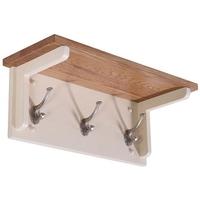 Vancouver Expressions Linen Coat Rack - 3 Hooks