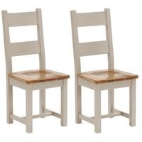 Vancouver Expressions Potters Wheel Dining Chair (Pair) - Timber Seat with Horizontal Slats