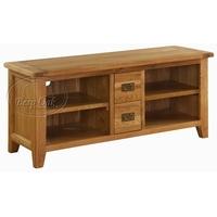 vancouver oak tv video cabinet