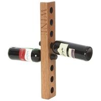 Vancouver Petite Oak Wine Rack - Wall