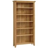 Vancouver Petite Oak Bookcase - Tall with Adjustable Shelves