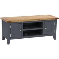 Vancouver Expressions Down Pipe Grey TV Unit - 2 Door 1 Shelf