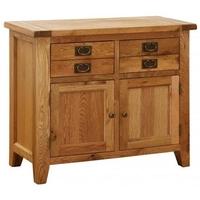 vancouver petite vsp oak buffet 2 drawer 2 door