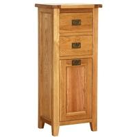 vancouver petite oak laundry chest with 2 drawers