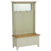 Vancouver Petite Expression Storage Unit with Coat Rack and Mirror