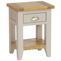 vancouver expressions potters wheel bedside table 1 drawer 1 shelf