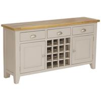 Vancouver Expressions Potters Wheel Wine Table - 3 Drawer 2 Door