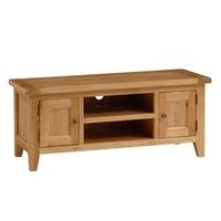 Vancouver Oak Large TV Stand - up to 53\