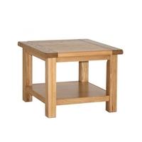 Vancouver Oak Petite Coffee Table with Shelf