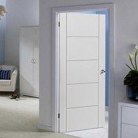 Vancouver White Primed Flush Fire Door, 30 Minute Fire Rated
