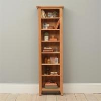 Vancouver Oak Tall Slim Bookcase