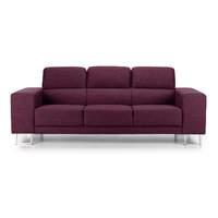 Valencia 3 Seater Sofa Plum