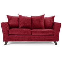 Valera Fabric 3 Seater Sofa Wine