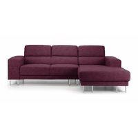 Valencia Corner Sofa Plum Right Hand