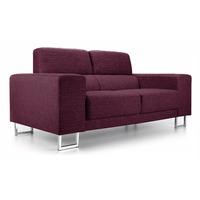 valencia 2 seater sofa plum