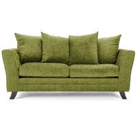 valera fabric 3 seater sofa olive