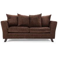 Valera Fabric 3 Seater Sofa Chocolate