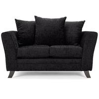 Valera Fabric 2 Seater Sofa Black