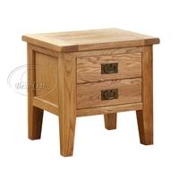 Vancouver Oak Petite 1 Drawer Lamp Table