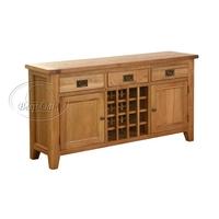 Vancouver Oak Petite Wine Console Table