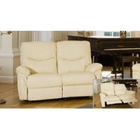 Valencia 2 seat reclining sofa cream